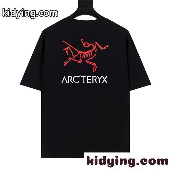 ARCTERYX ワンポイント ミニロゴ アークテリクス コピー 半袖Tシャツ メンズ シンプル 軽量素材-2