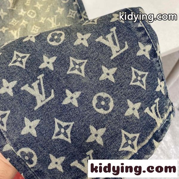 2026新作 LOUIS VUITTON 激安 ルイヴィトン デニムパンツ ストレートパンツ モノグラム ジーンズ 刺繍 ロングパンツ メンズ-10