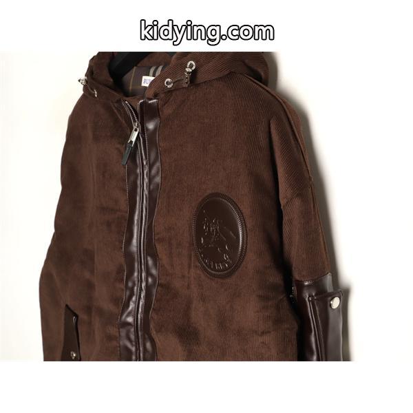 高級ライン 秋冬リッチダウン フーデッド レザー BURBERRY バーバリー スーパーコピー-2