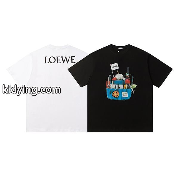 ロエベ ｔシャツコピーLOEWEシンプルスタイル-0