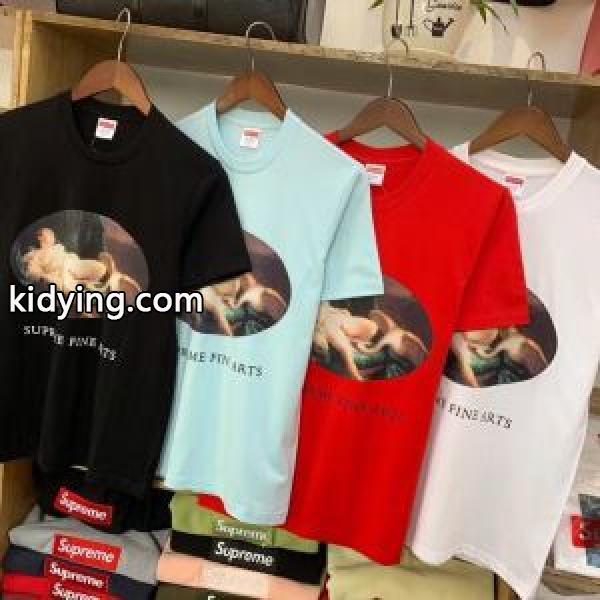 SUPREME 半袖Tシャツ 4色可選 2019年の夏のマスト リラックススタイルが実現 シュプリーム_半袖Tシャツ_メンズファッション_スーパーコピーブランド激安通販 専門店-0