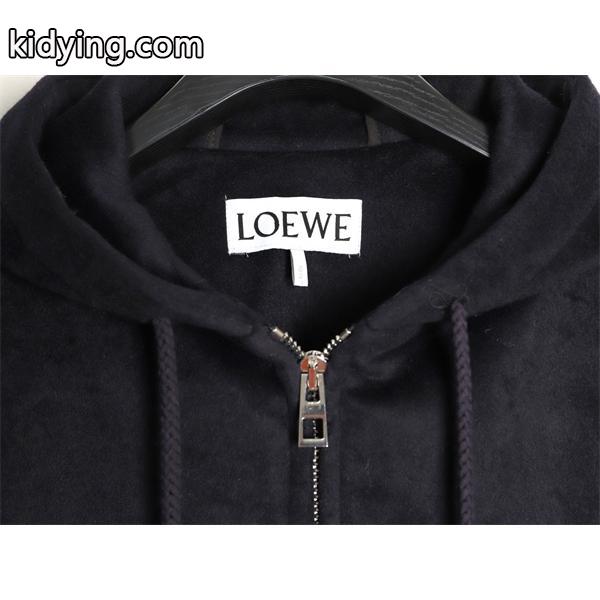 数量限定 ブラック フードコート 防寒仕様 高級感 上質 LOEWE ロエベ スーパーコピー-4