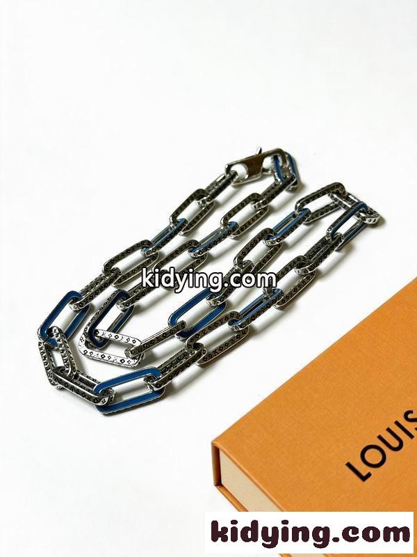 ネックレス ブルーアクセント LOUIS VUITTON ルイヴィトン スーパーコピー ステンレス仕様 個性派-6