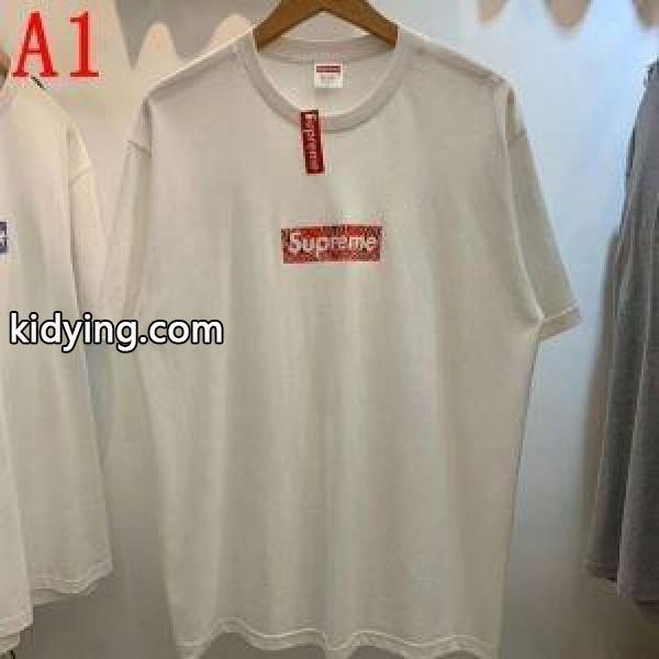 夏の注目2019ブランド新作 2019 Box Supreme 01FW Paisley Box Logo Tee シャツ/半袖 4色可選_シュプリーム SUPREME_ブランド コピー 激安(日本最大級)-2