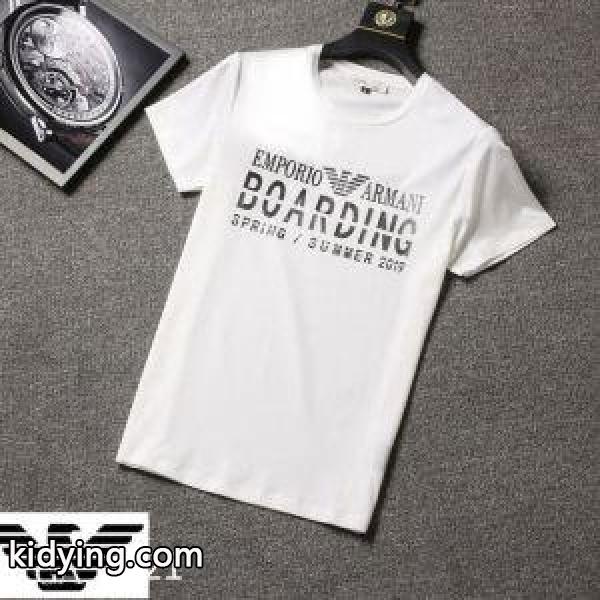 爆買い大人気幅広いコーデトレンド感大人シック英字プリントｔシャツ３色用意ARMANIアルマーニ コピー 通販-2