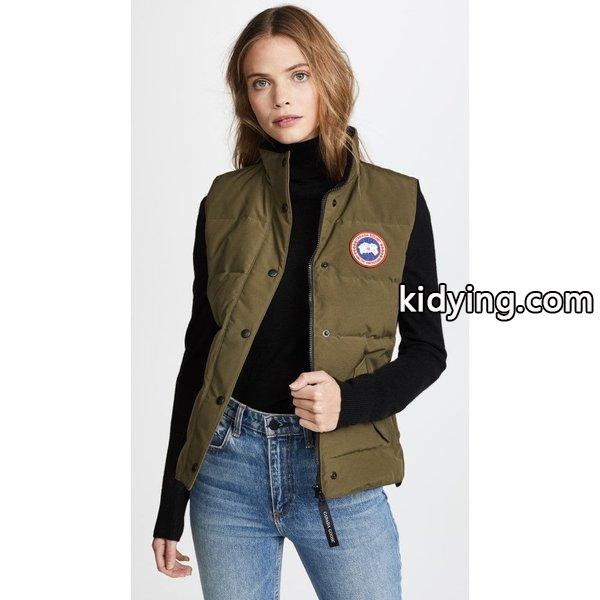 カナダグース レディース ベスト・ジレ トップス Freestyle Vest Military Green :lb-canad30113-246:フェルマート fermart 1号店 - 通販ショッピング-0