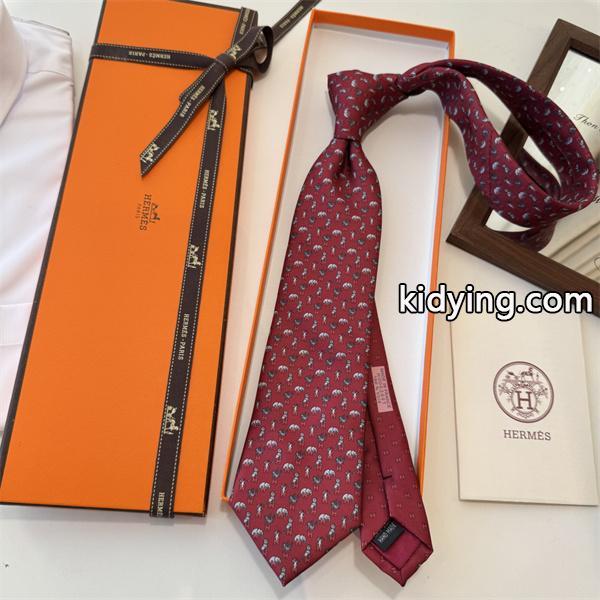エルメスHermes激安メンズ総柄シルクネクタイ新作上質斜纹真丝法国仕立て大人ビジネス贈り物対応-6