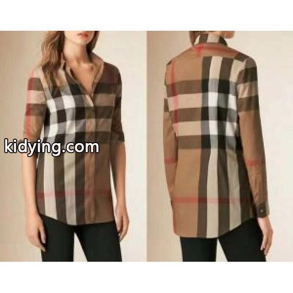 BURBERRY バーバリー 長袖 シャツ レディース 2色可選 2019年の夏のマスト 今年春夏ファション流行り_Tシャツブラウスシャツ_レディースファッション_スーパーコピーブランド激安通販 専門店-0