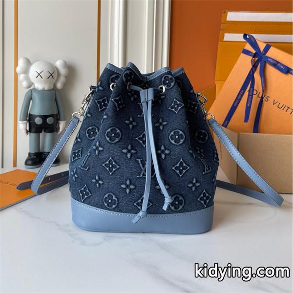 Louis Vuitton デニムブルー ルイヴィトン バケットバッグ コピー 82599 レディース トレンディ-0