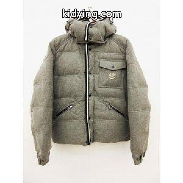 モンクレール MONCLER ブランソン ダウンジャケット スナップボタン ウール ライトグレー 1 0226 メンズ【中古】【ベクトル 古着】 :152-901802230004:ブランド古着販売のベクトル - 通販ショッピング-0