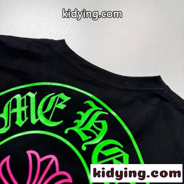 2026新作 Chrome Hearts N级品 クロムハーツ ロングTシャツ STAFFホースシュー ネオンプリント 長袖 カットソー 人気アイテム 男女兼用-6
