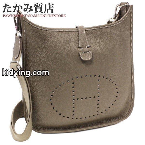 エルメス エブリン3PM トリヨンクレマンス(エトープ) ショルダーバッグ シルバー金具 :1802197:たかみ質店 Yahoo!店 - 通販ショッピング-0