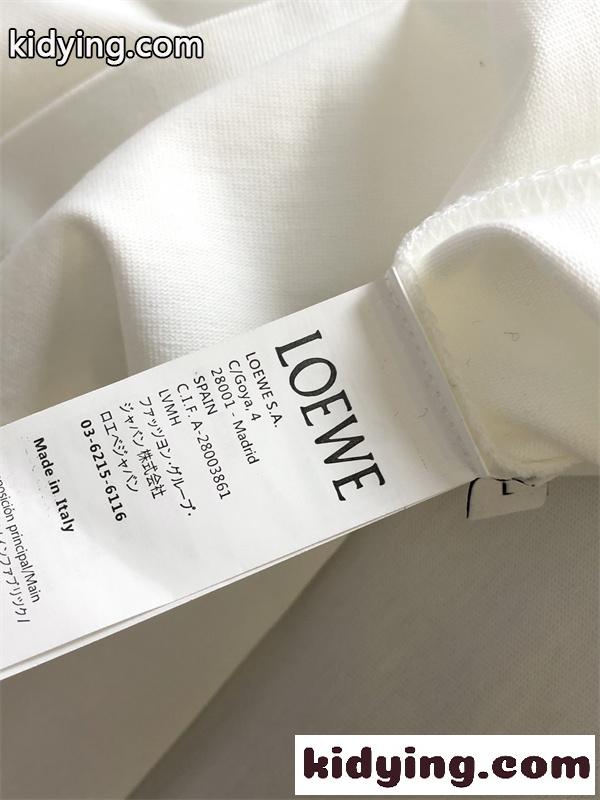2026人気上昇中☆LOEWE X ONコラボロエベtシャツスーパーコピーホワイト黒色ユニセックス-2