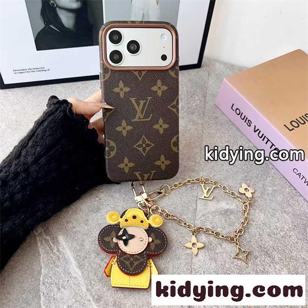 LOUIS VUITTON ルイヴィトン コピー IPHONE17 ケース モノグラム調 レザーデザイン 高級感演出-1