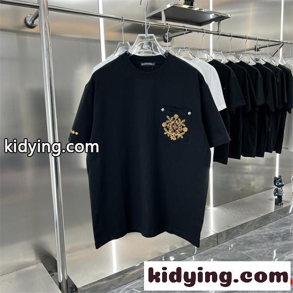 春夏シーズンに登場 ブランドスタイルが継続的に人気 クロムハーツ CHROME HEARTS 半袖Tシャツ_ブランド コピー 激安(日本最大級)-0