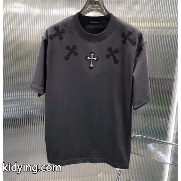 男女兼用クロムハーツ CHROME HEARTS 半袖Tシャツ 人気ブランド春夏の新作が続々登場SS新ブーム_クロムハーツ CHROME HEARTS_ブランド コピー 激安(日本最大級)-0