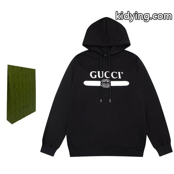 パーカー ブラック 2026新作コーデ ベーシック 着心地抜群 GUCCI グッチ コピー-0