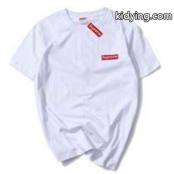 ホワイトとブラックの爽やかな生地 SUPREME 爆買いセール 超上品質なメンズシュプリーム シャツ 半袖_シュプリーム SUPREME_ブランド コピー 激安(日本最大級)-2