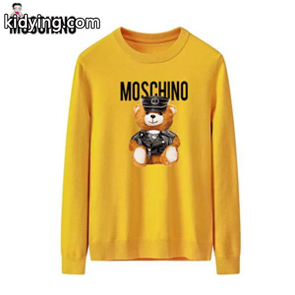 2021-22秋冬おすすめカラー MOSCHINO モスキーノ偽物 セーター 4色可選 男女兼用 トレンド感たっぷり-0