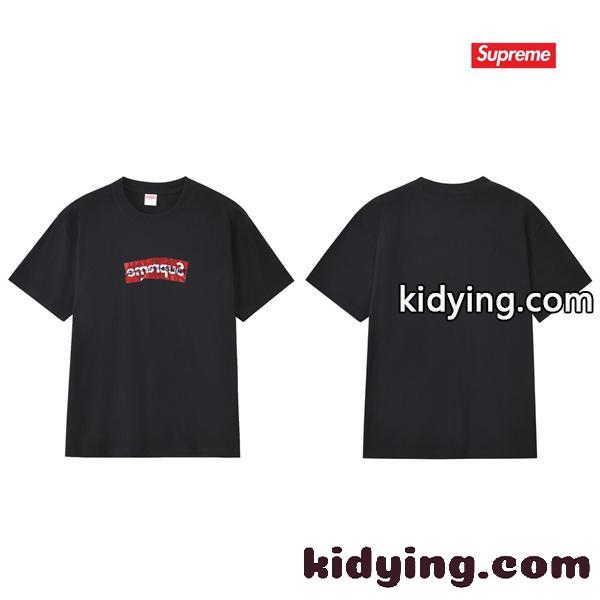 シンプルで洗練されたシュプリーム 激安 プリント半袖Ｔシャツ SUPREME インナートップス4色可選-1