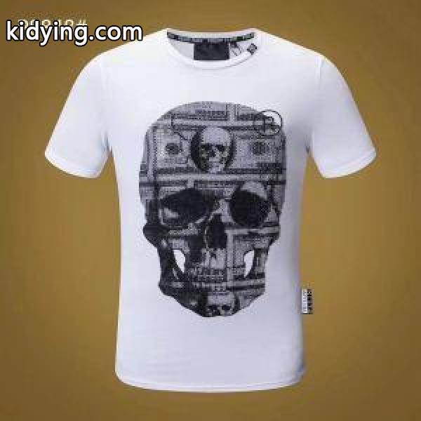 お洒落アイテム 最高級品質 フィリッププレイン PHILIPP PLEIN 半袖Tシャツ 2色可選 独特_フィリッププレイン PHILIPP PLEIN_ブランド コピー 激安(日本最大級)-1