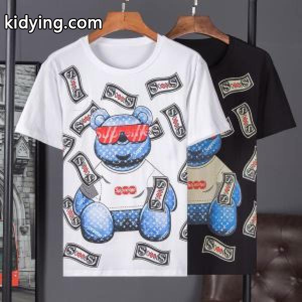 カジュアル 2色可選 2018春夏新作 半袖Tシャツ シュプリーム SUPREME 海外セレブ定番愛用_半袖Tシャツ_メンズファッション_スーパーコピーブランド激安通販 専門店-0