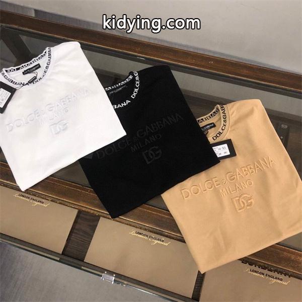お洒落さんは取り入れてる 2色可選 半袖Tシャツ 春夏の爽やかコーデに ドルチェ＆ガッバーナ Dolce&Gabbana__ブランド コピー 激安(日本最大級)-0