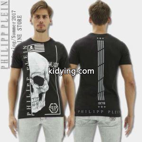 2017 お買い得お買い得 PHILIPP PLEIN フィリッププレイン 4色可選 半袖Tシャツ 乾きやすい_フィリッププレイン PHILIPP PLEIN_ブランド コピー 激安(日本最大級)-3