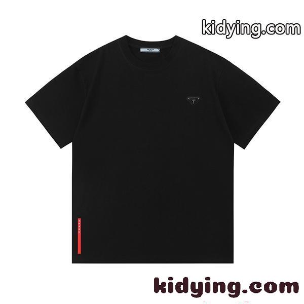 人気 PRADA プラダ スーパーコピー 半袖Tシャツ 新作 男女兼用 当店イチオシ お洒落-0