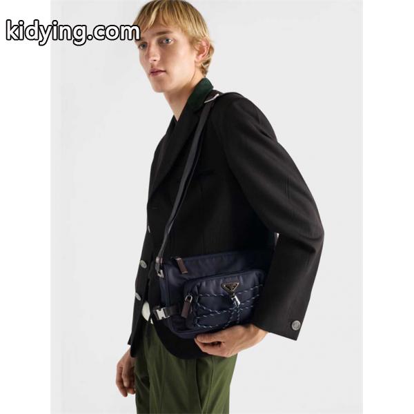 PRADA 激安 メッセンジャーバッグ 2VH192 Re-Nylon ショルダー メンズ レディース 大容量 斜め掛けバッグ-1