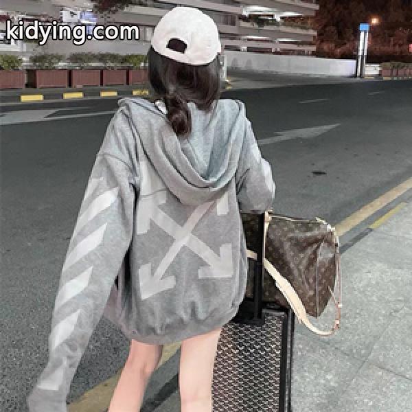 THE 王道!Off-White オフホワイトスーパーコピー パーカー ジップアップ おしゃれな装い ペアルック-0