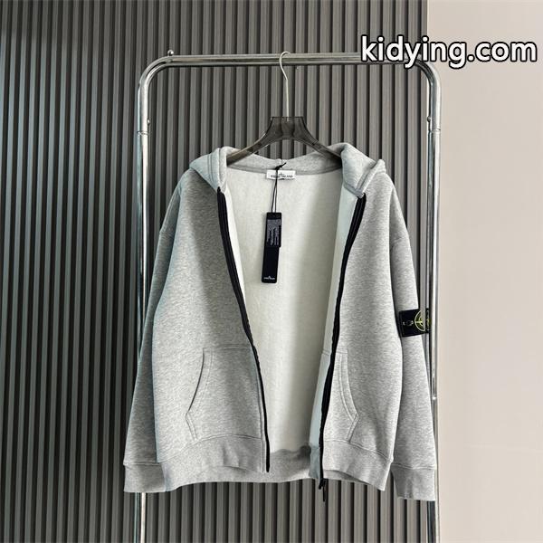 STONE ISLAND ストーンアイランド コピー 秋冬定番 人気爆発 上質コットン ジップアップ パーカー-3