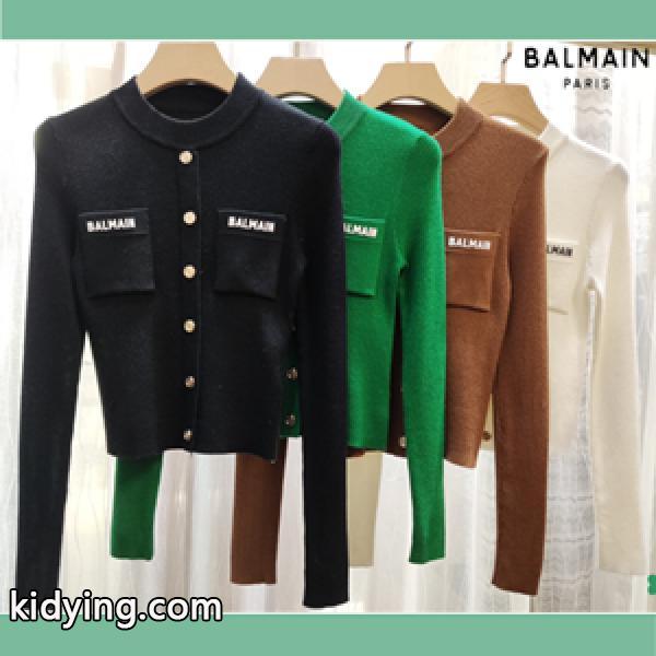 BALMAIN大人っぽい上品 バルマンスーパーコピーカーディガン レディースカジュアル 洗練されたルックス-0