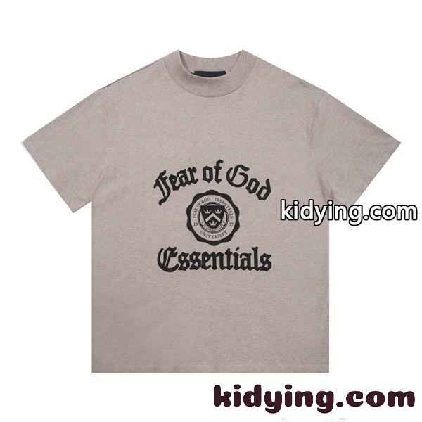 エッセンシャルズ コピー 半袖Tシャツ ESSENTIALS レッド クラシック プリント 高級感 ストリート 存在感-3
