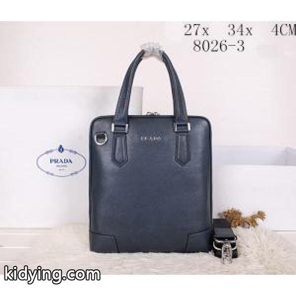 PRADA プラダ 2014 美品！メンズ用ショルダーベルト付 ハンドバッグ 8026-3_プラダ メンズバッグ_バッグ メンズ_スーパーコピーブランド激安通販 専門店-0