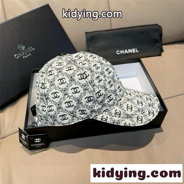 通気性抜群!CHANEL 2026SSトレンド☆☆シャネルキャップコピーベースの頭囲56cmパッチで調節可能-3