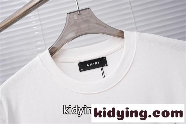 ヴィンテージロゴ オリジナル風プリント デイリーファッション AMIRI アミリ コピー 半袖Tシャツ 定番アイテム-8