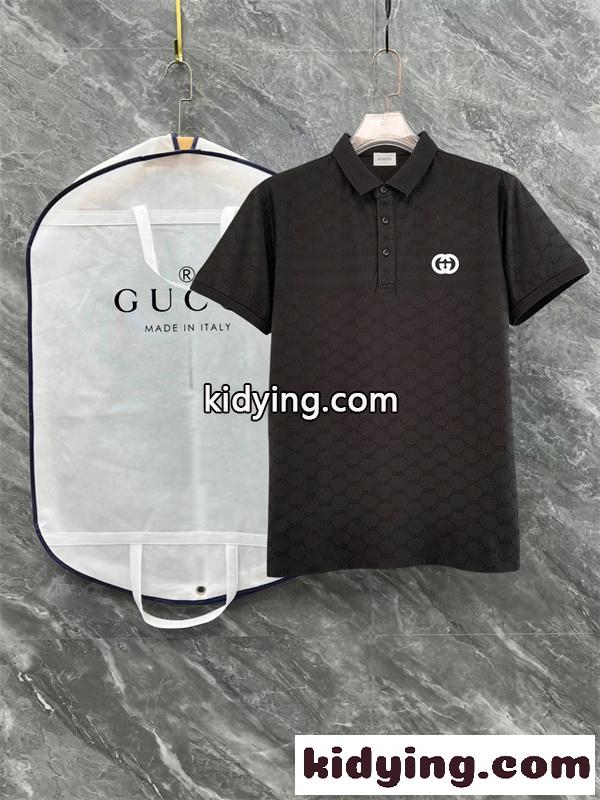 GGモノグラム クリーンルック デイリーコーデ GUCCI グッチ コピー 半袖ポロ 上質コレクション-2
