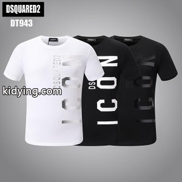 トップスからチラ見える安心 半袖 Tシャツ 大変大人気2019 ディースクエアード DSQUARED2 3色可選_ディースクエアード DSQUARED2_ブランド コピー 激安(日本最大級)-0