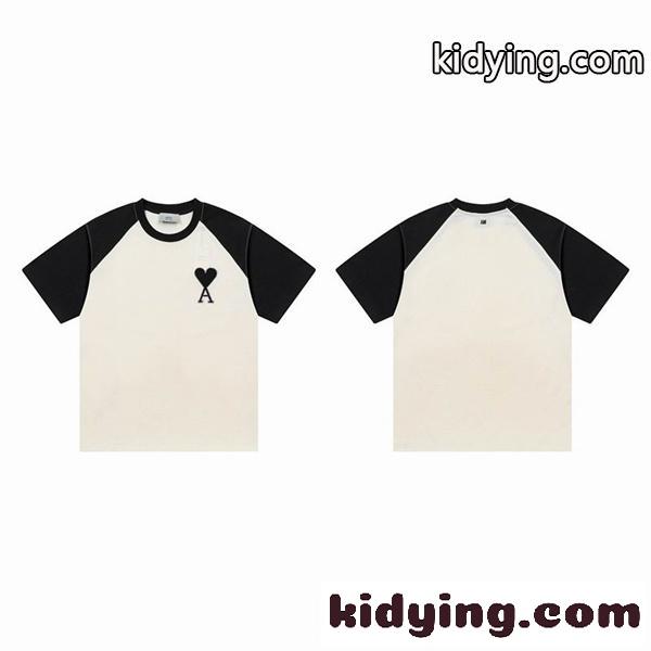 AMI PARIS 【ギフトにも最適】上質なコットン100% 2026新作 アミ パリス tシャツコピー-0