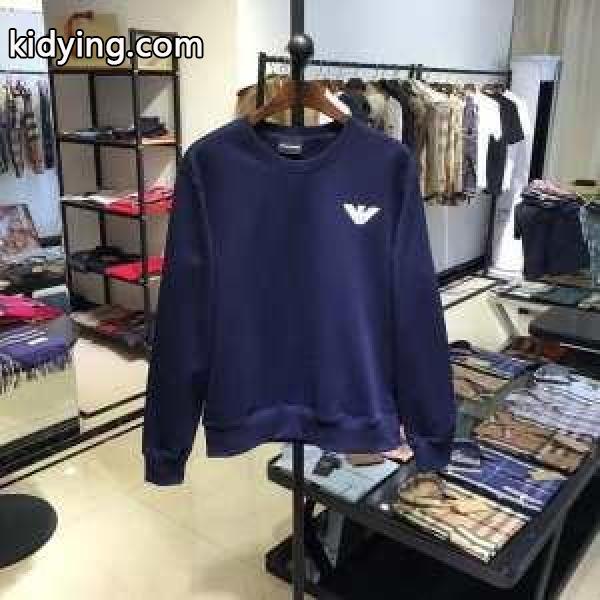 季節感溢れる秋らしいコーデ アルマーニ ARMANI プルオーバーパーカー 3色可選 2019秋冬の必需品_アルマーニ ARMANI_ブランド コピー 激安(日本最大級)-1