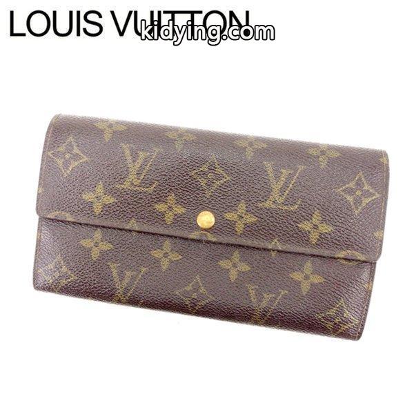 ルイヴィトン Louis Vuitton 財布 長財布 モノグラム ポシェット ポルト モネ クレディ レディース 通販-0