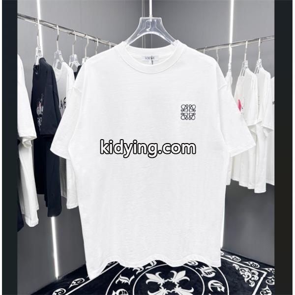 季節先取りロエベtシャツコピー メンズtシャツ 夏コーデ 春夏っぽい印象に仕上がり 2色展開-0