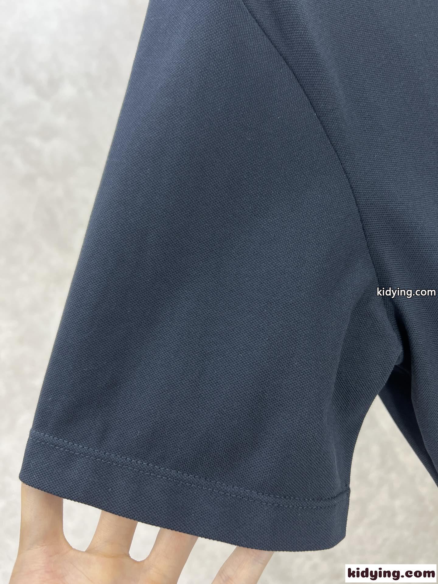 カジュアル 上品 半袖 ポロシャツ エルメス Tシャツ コピー コットンピケ ブラック-3