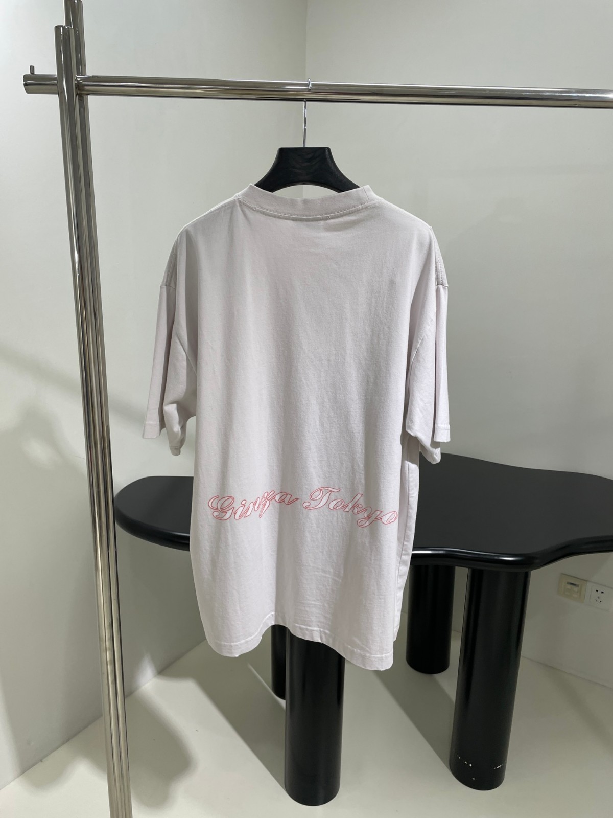 ユニセックス オーバーサイズ プリント Tシャツ バレンシアガ 半袖Tシャツ コピー-1