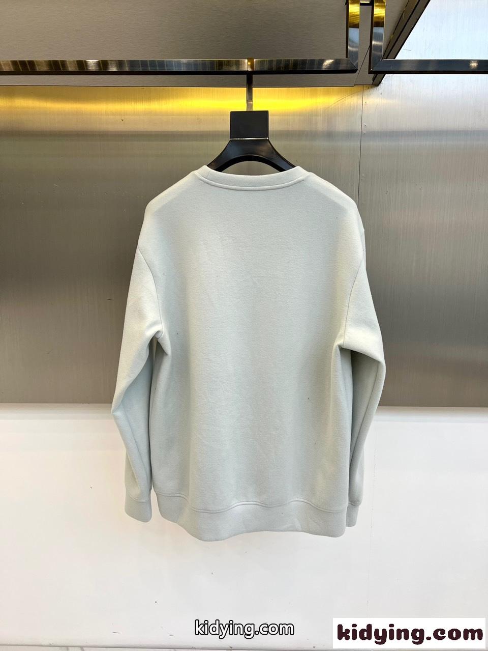 カジュアル 快適 スウェットシャツ エルメス Tシャツ 偽物 プルオーバー-3