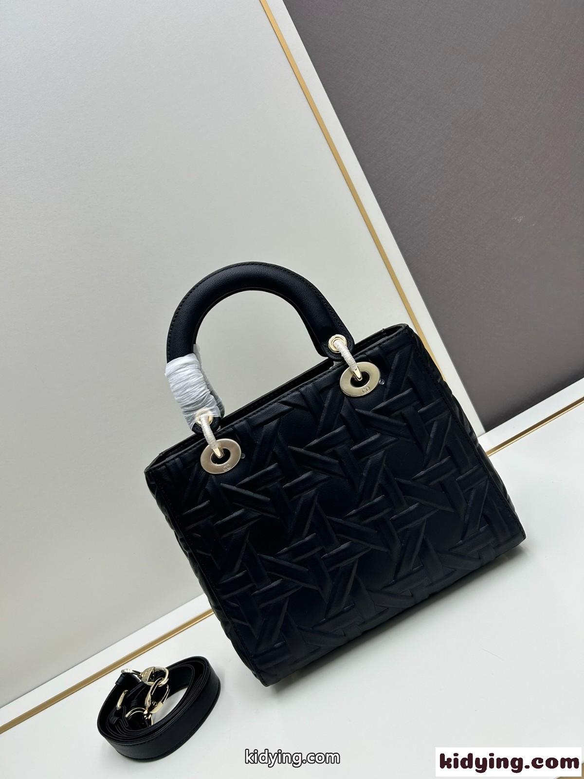 Lady Dior バッグ ミディアム クリスチャン・ディオール バッグ コピー ブラック-2