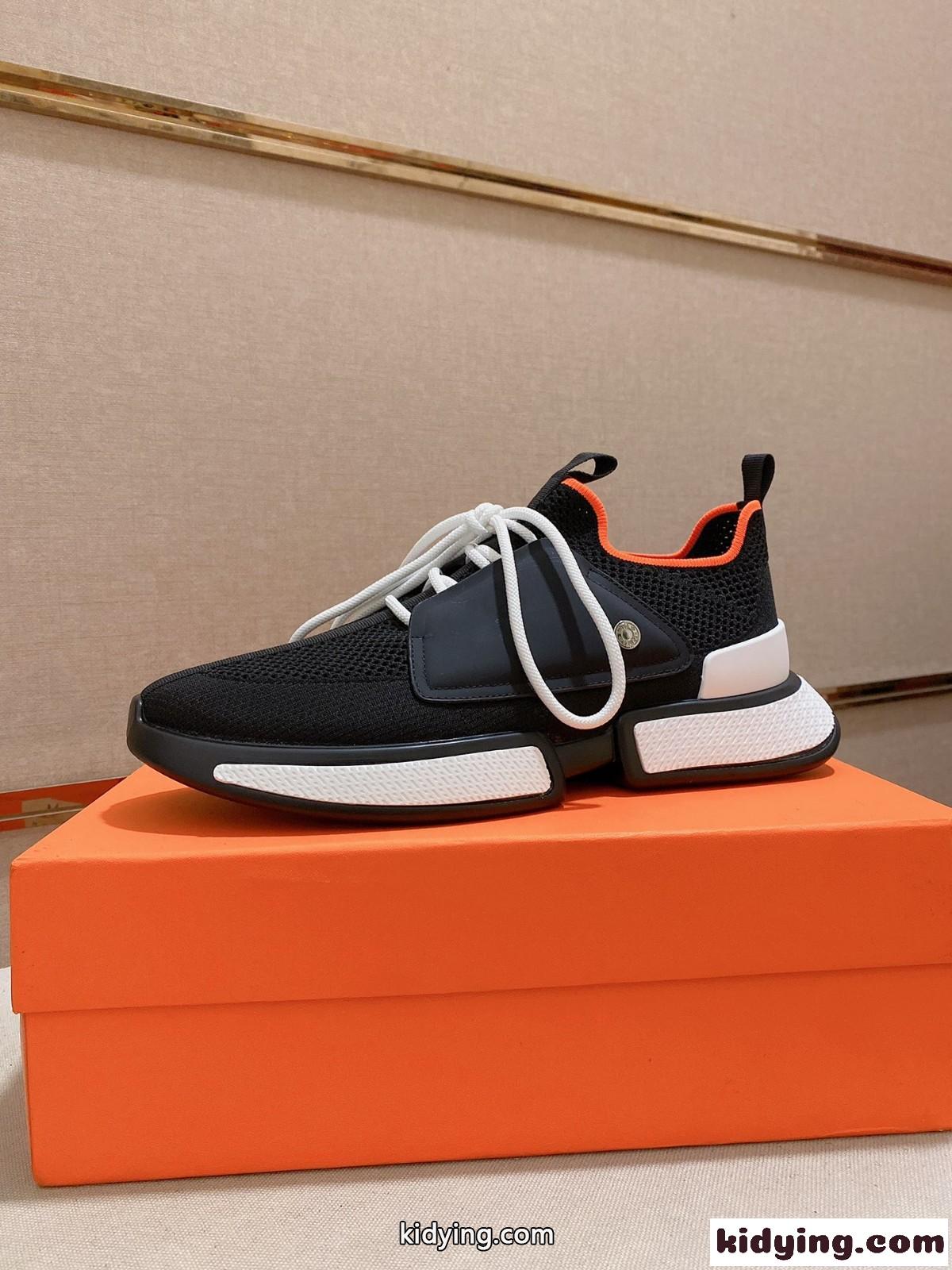 エルメス スニーカー コピー メンズ スポーツシューズ 定番 人気 ランニング 軽量 ニット-0