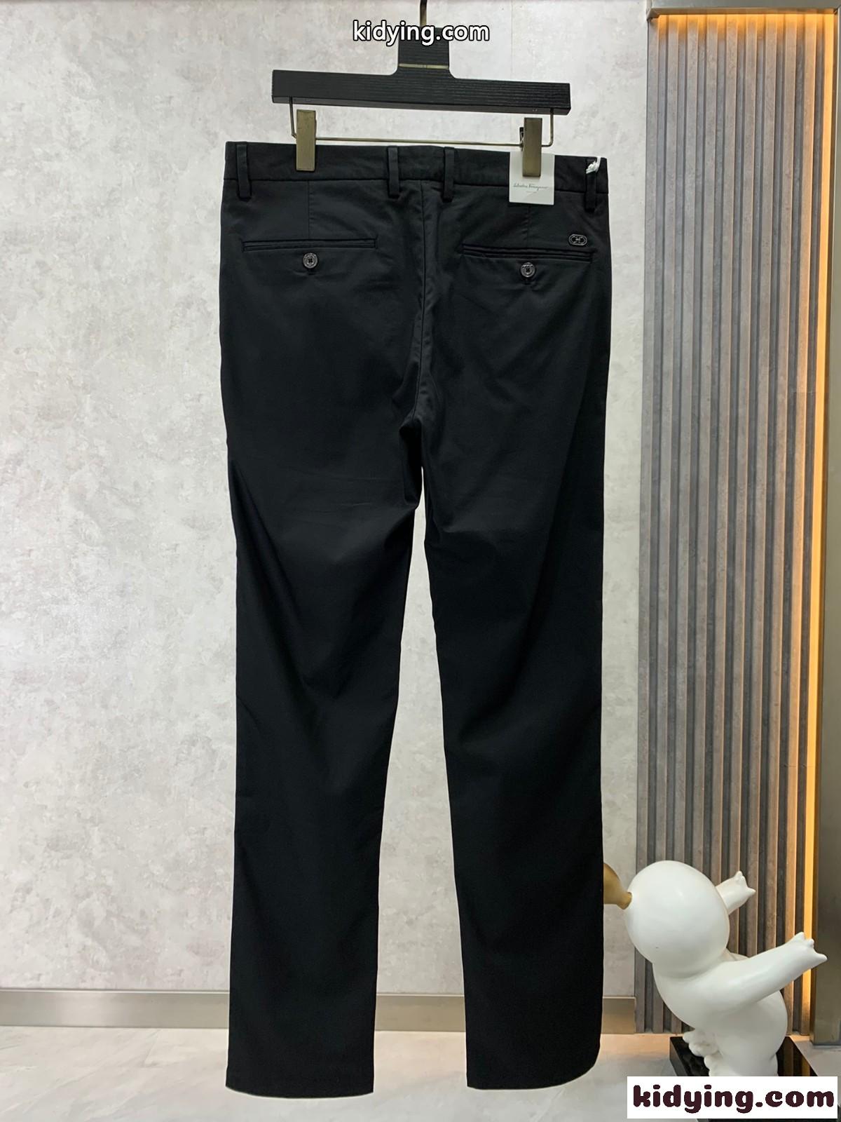 シンプル ビジネス サルヴァトーレ・フェラガモ スラックス コピー メンズ パンツ-1