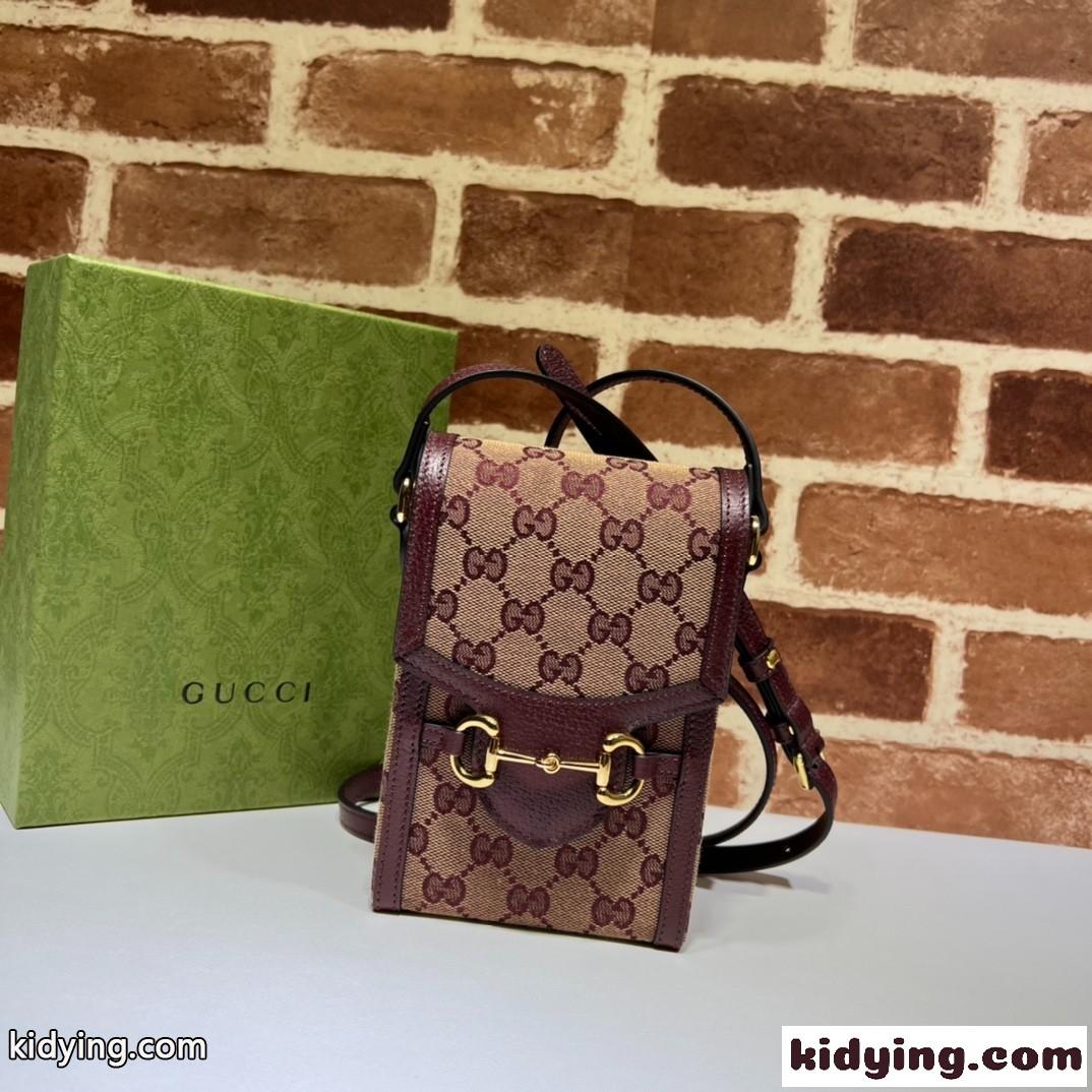 高品質 縦型 レザー キャンバス 切り替え ショルダー 斜め掛け グッチ バッグ 人気 コピー レディース-0
